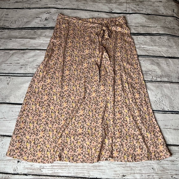 NWT Love, Fire Floral Print Maxi Skirt Size L - Picture 10 of 10